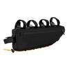 Bike Frame Storage Bag 3L Rainproof Top Tube Bag Adjustable Straps Mounting Mountain Bike Tool Organizer Black