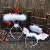 Angel Ring Hairband Adults Kids Lightweight Plush Headband with Swing Decor Parties Performances Photos Accessories