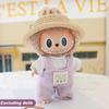 For 17cm Labubu Doll Clothes Fashion Dress Overalls Doll Clothes Color Match Hoodies Dolls Accessories Cute Decoration Little Clothes