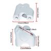 Universal 2Pcs Motorcycle 22mm Handle Riser Handlebar Clamp Mount Back Move Adapter Handlebar Riser Clamp Handlebar Parts