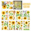 Stain-proof Window Cling 8 Sheets Spring Clings Butterfly Flower Hummingbird Decals to Prevent High-quality PVC Decal Bird Strikes Reusable
