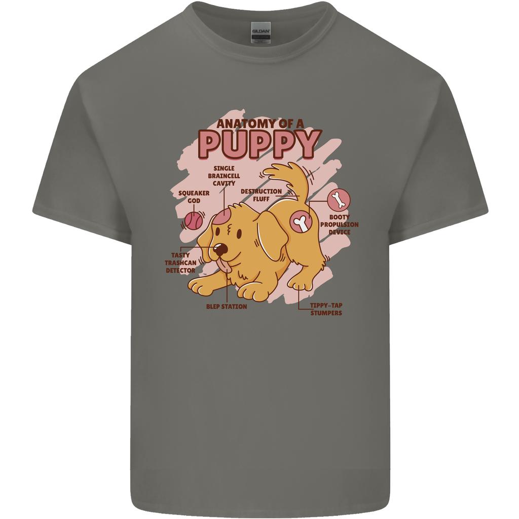 Anatomy of a Puppy Dog Unisexs Light Cotton TShirt