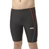 Swimsuit Fitness Spats Black X Red 4XO [Arena] (Half Leg) Men's (BKRD)