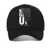 Никогда не сдавайся принт letter модная летняя дышащая кепка-snapback унисекс сетчатая шляпа от солнца регулируемая крутая кепка-тракер