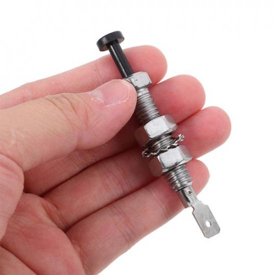 2 Pcs Adjustable Door Switch Auto Pin Light Car Bonnet Alarm Hood