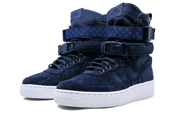 Nike Sf Air Force 1 High 'Midnight Navy' Женские 857872-401