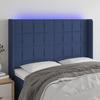 VidaXL LED Headboard Bedroom Furniture Double Bed Accessory Head of Bed Frame Interior Blue 3124052