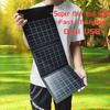 Lightweight and Portable Solar Charger, Solar Panel Mobile Phone Charger, Foldable Camping Solar Battery with Dual USB and DC Output