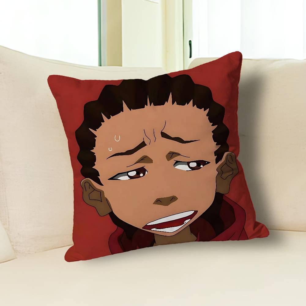 H-Huey-Freeman B-Boondocks Наволочки для Спальни Гостиной Дивана Домашний Декор Полиэстеровая Наволочка на Подушку на Молнии