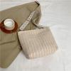 Fashionable Woven Large Capacity 2024 Spring New Korean Style Shoulder Bag