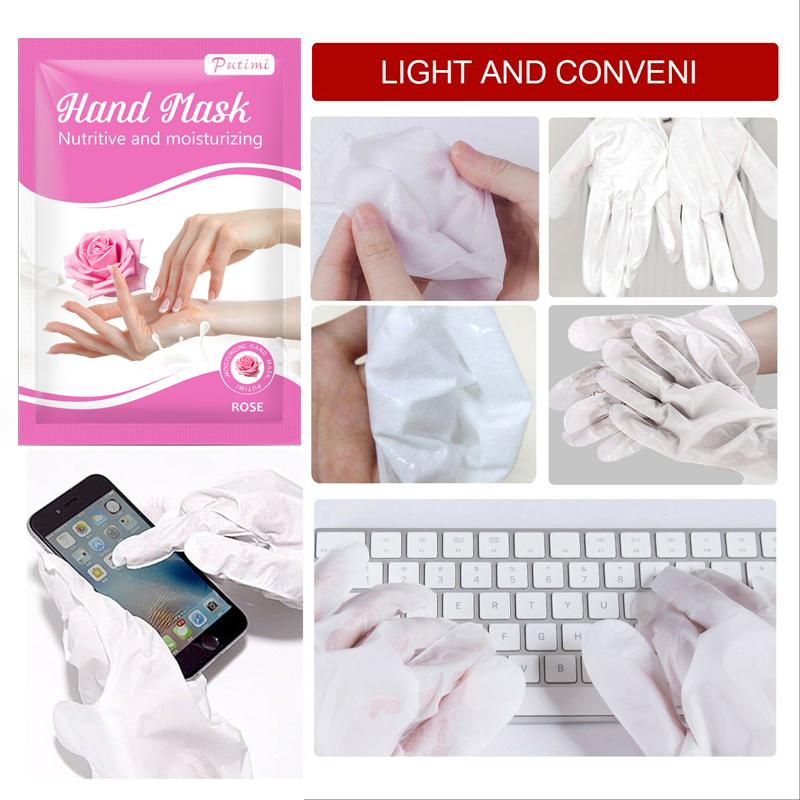4 пары отбеливающих увлажняющих масок для рук, перчаток, против высыхания, ухода за кожей, отшелушивающих мозолей, маски для рук, спа-перчаток, ухода за руками