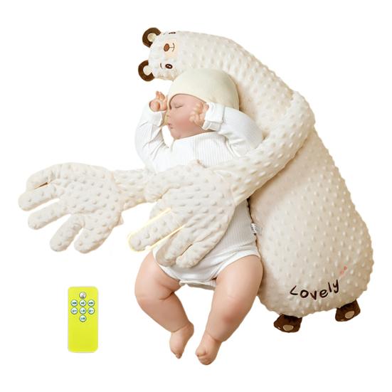 Успокаивающая ладошка для младенцев Мягкая плюшевая помощь для сна Подушка для поддержки сна ребенка Игрушка-антистресс для младенцев