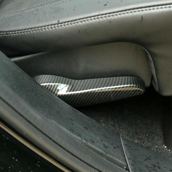For 11- Jeep Grand Cherokee Carbon Fiber Rear Seat Handle Switch Cover Trim
