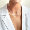 Titanium Titanium Steel Snake Chain Chain Clavicle Chain