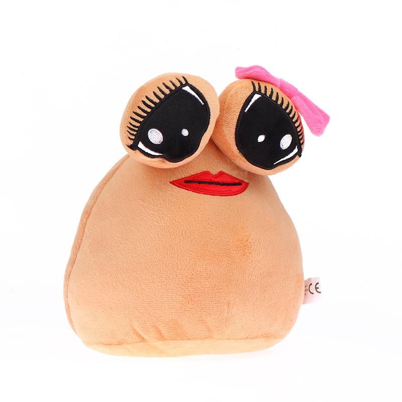 Аниме Игра Плюшевые Игрушки Кавайный Мультфильм Мой Питомец Инопланетянин Поу Плюшевые Тапочки Мягкая Мягкая Кукла Подушка Дети День Рождения Gif