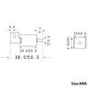 Plastic Mini Electric Solenoid Valve 24V DC Gas Flow Control Valve Micro Air Flow Control Valve