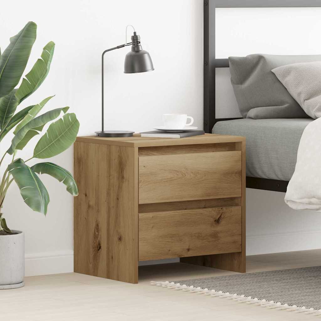 Nightstand Artisan Oak 45 x 34 x 44.5 cm Engineered Wood