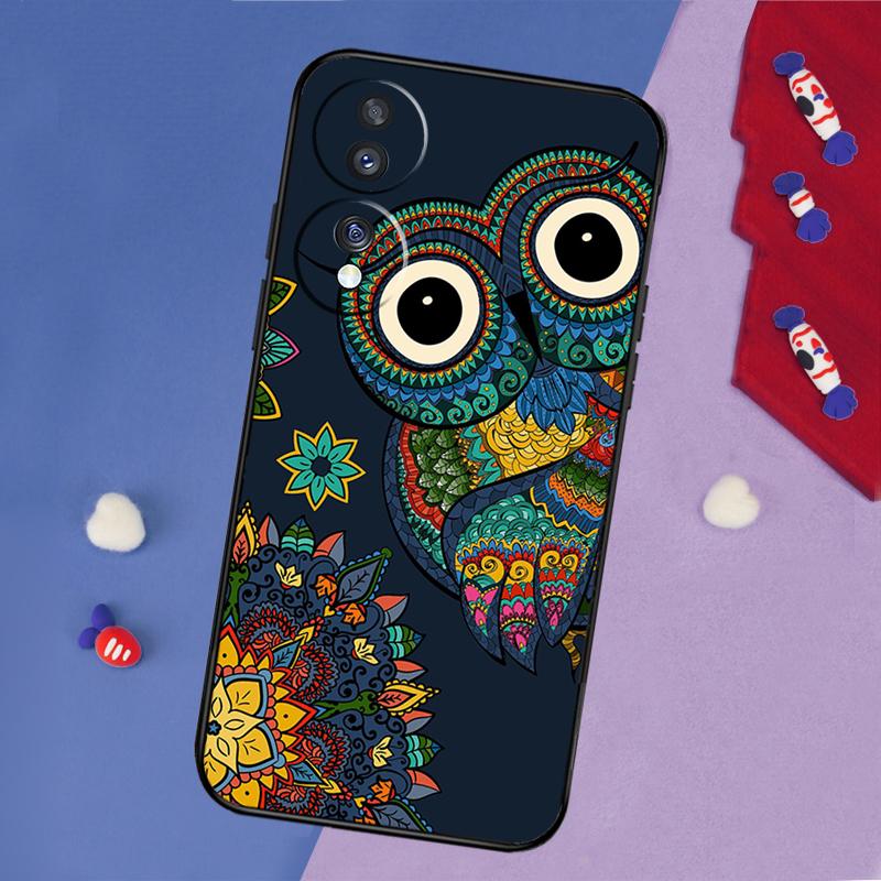 Cute Cartoon Owl Case For Honor 200 Pro 50 70 90 X8a X9a X8 X9 X8b X9c X9b Honor Magic 7 5 6 Pro Lite Cover