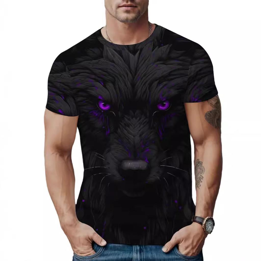 Летняя новая мужская футболка с 3D-принтом черепа, модная футболка с короткими рукавами