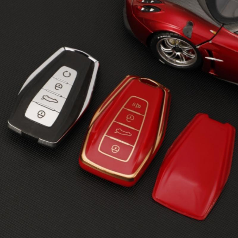Новый дизайн ТПУ чехол для автомобильного ключа для Geely Coolray X6 X7 EX7 Geometry C Emgrand Global Kulrey Hawk GX7 Okavango NL3 SUV GT GC9 брелок