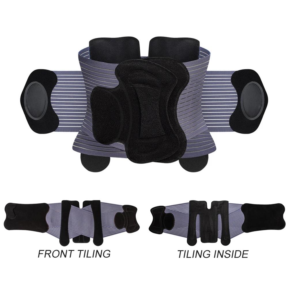 Спортивный бандаж для спины для мужчин и женщин, дышащий пояснично-поясничный поддерживающий пояс