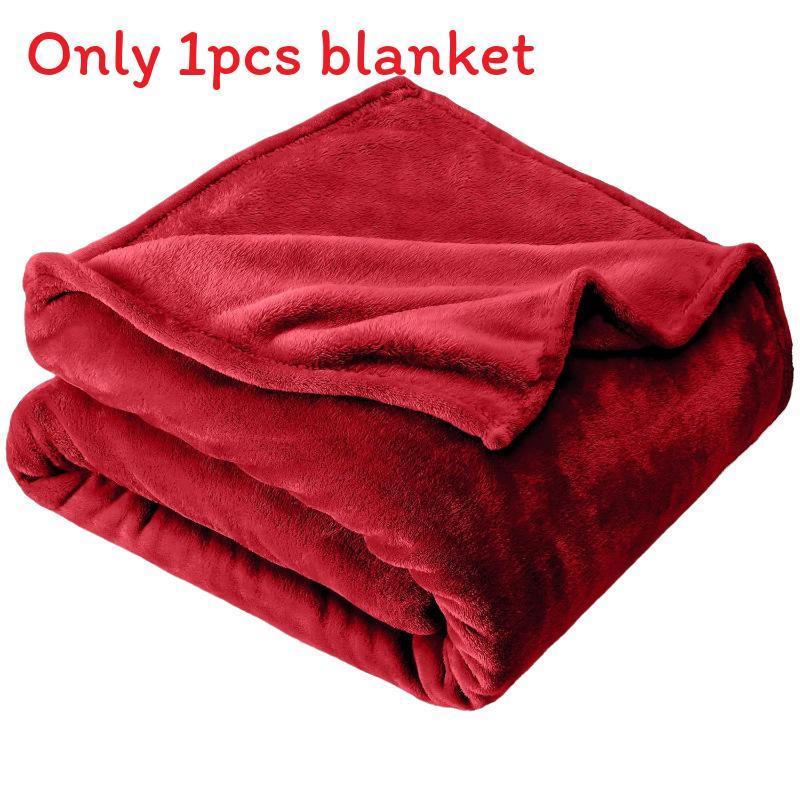 Плюшевое одеяло легкого дизайна для декора гостиной