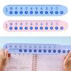 Plastic Subtraction Ruler Pink/Blue Addition Ruler Math Decomposition Ruler  School Supplies