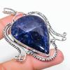 Sodalite Gemstone Handmade 925 Sterling Silver Jewelry Pendant 2.99" P4c70