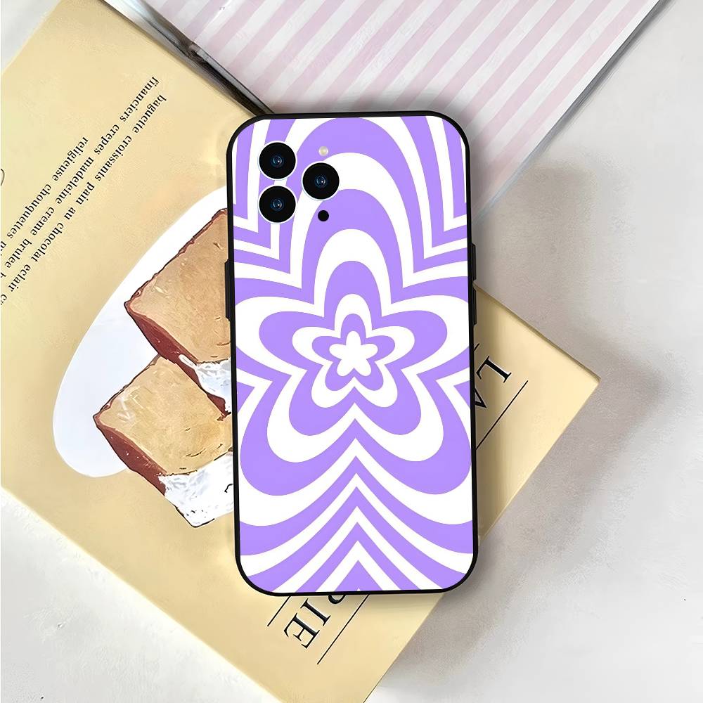 Красочное Сердце Любви Для IPhone 15 16 14 Plus 13 12 11 17 Pro Max 17 Air Черный Мягкий Чехол для Телефона