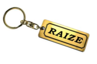 Rise Gold Black Двойное кольцо Акриловый Оригинальный Брелок Поздние Индивидуальные Детали A-614-1 & (Ранние и модели)