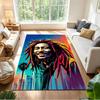 Bob Marley Floor Mat Perfect for Dining Room Dormitory Playrooms Outdoor Anti-slip Rug Office home decor Birthday/Christmas Gift