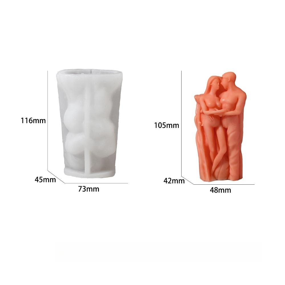 3D DIY Скульптуры Поцелуя Пары Силиконовые Формы Для Шоколадного Торта Новая Форма Для Свечи Домашний Декор
