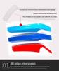 Трехцветные декоративные полосы для решетки радиатора BMW: Подходит для 19-22 Новой 3 серии и серии G20