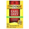 Чай черный декофеинизированный Эрл Грей, ароматизированный, Twinings, 20 пакетиков, 35 г (1,23 унции)