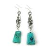 [N1200] - Turquoise 'Kilimanjaro' Designer Earrings