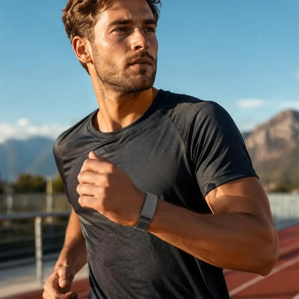 Sport Nylon Braided Watch Strap For Google Fitbit Air Loop Bracelet Breathable Band Wristband for Fitbit Air Fitness Tracker Magnetic Band