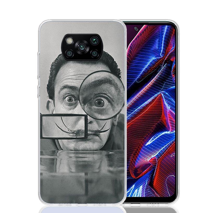 Salvador Dali Art Phone Case For Xiaomi Poco F7 Ultra X7 X6 Pro X5 Redmi 15 15C 13 13C 12 12C 10 10A 10C 9 9A 9C 9T Shell Poco X