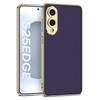 For Samsung Galaxy S25 Edge Case Electroplating TPU+PC+PU Phone Back Cover