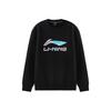 Li Ning Round Neck Pullover Sports Lifestyle Comfortable Versatile Simple Fashion Vitality Trendy Sweatshirt Unisex Sweatshirt AWDVG91-1