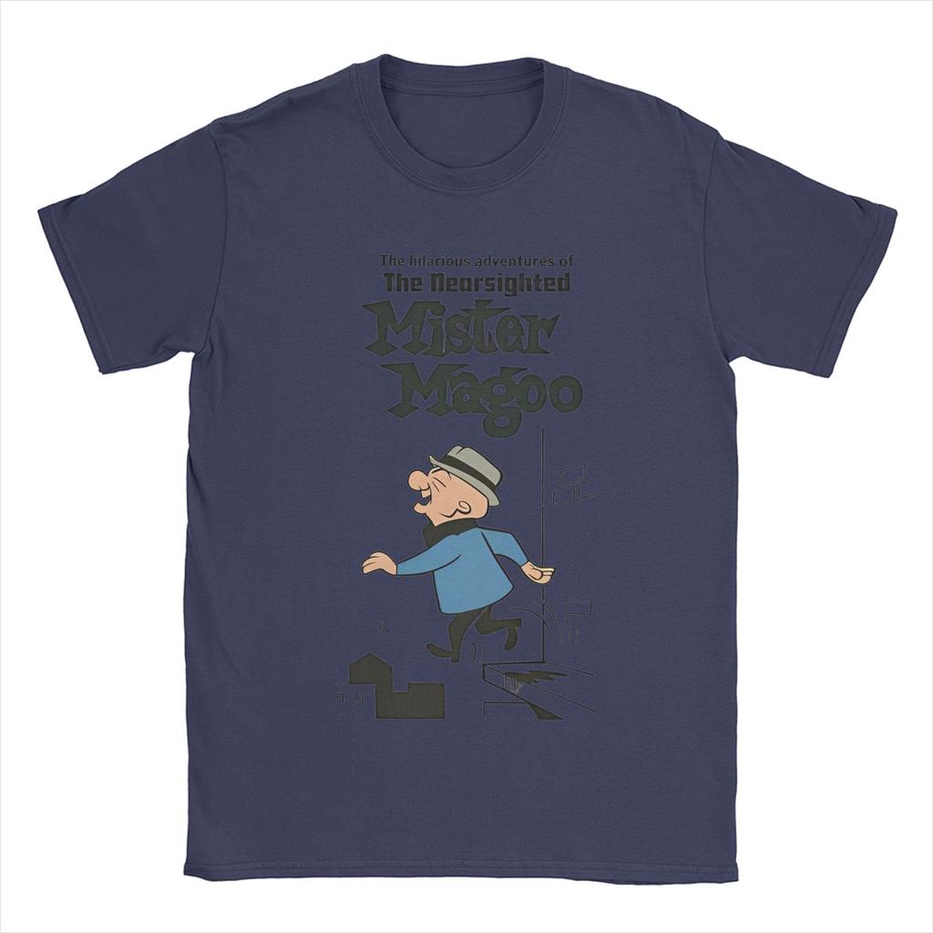 Мужчины Женщины Печать Г-н. Футболка Magoo Funny T Shirt Tee Хлопковые футболки Одежда