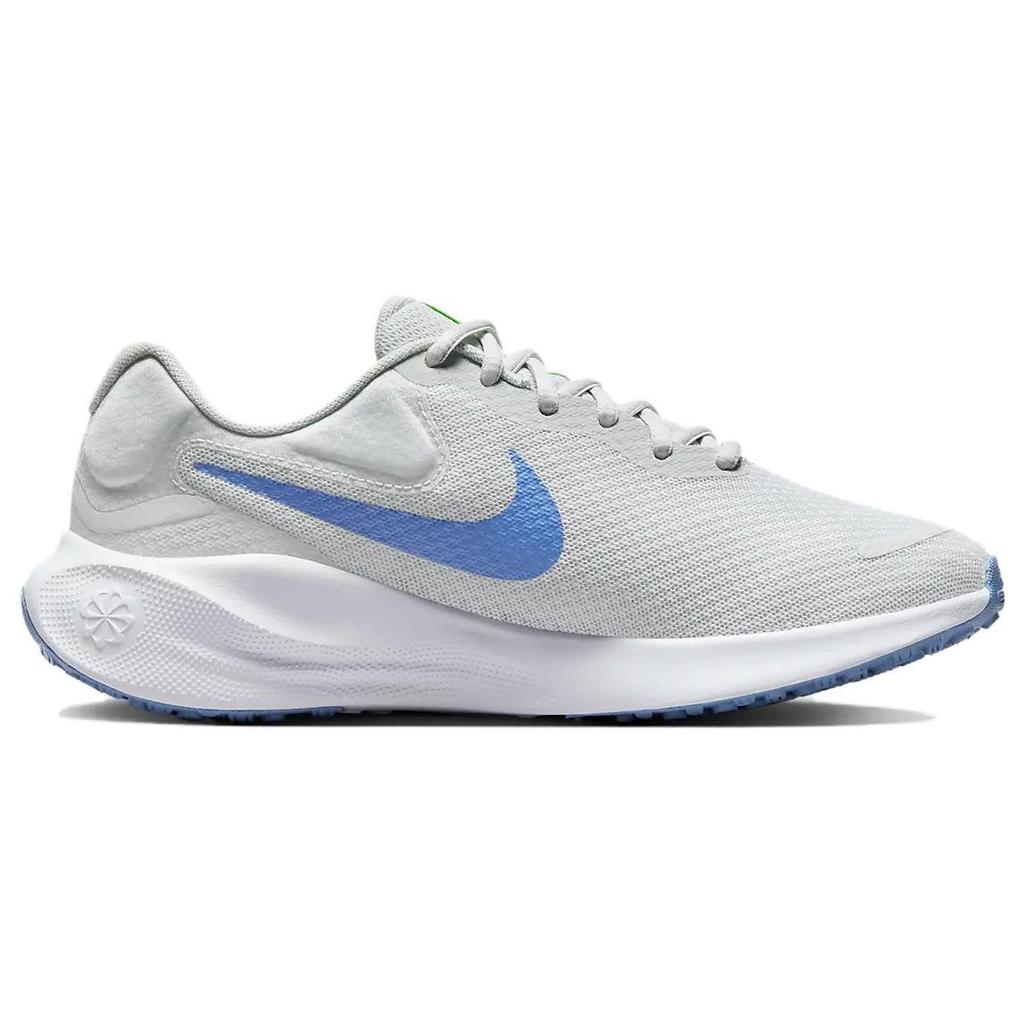 Nike Женские кроссовки Revolution 7 Photon Dust Polar серо-белые Lime-Blast FB2208-001