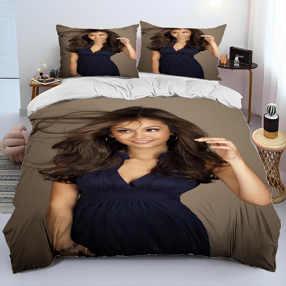The Vampire Diaries Comforter Bedding Set,Duvet Cover Bed Set Quilt Cover Pillowcase,King Queen Size Bedding Set for Adult Child