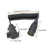2M 7 Pin Trailer Truck Light Board Extension Cable Lead Male To Female Wire Plug Socket Wire Part Муфты Circuit Plug Socket