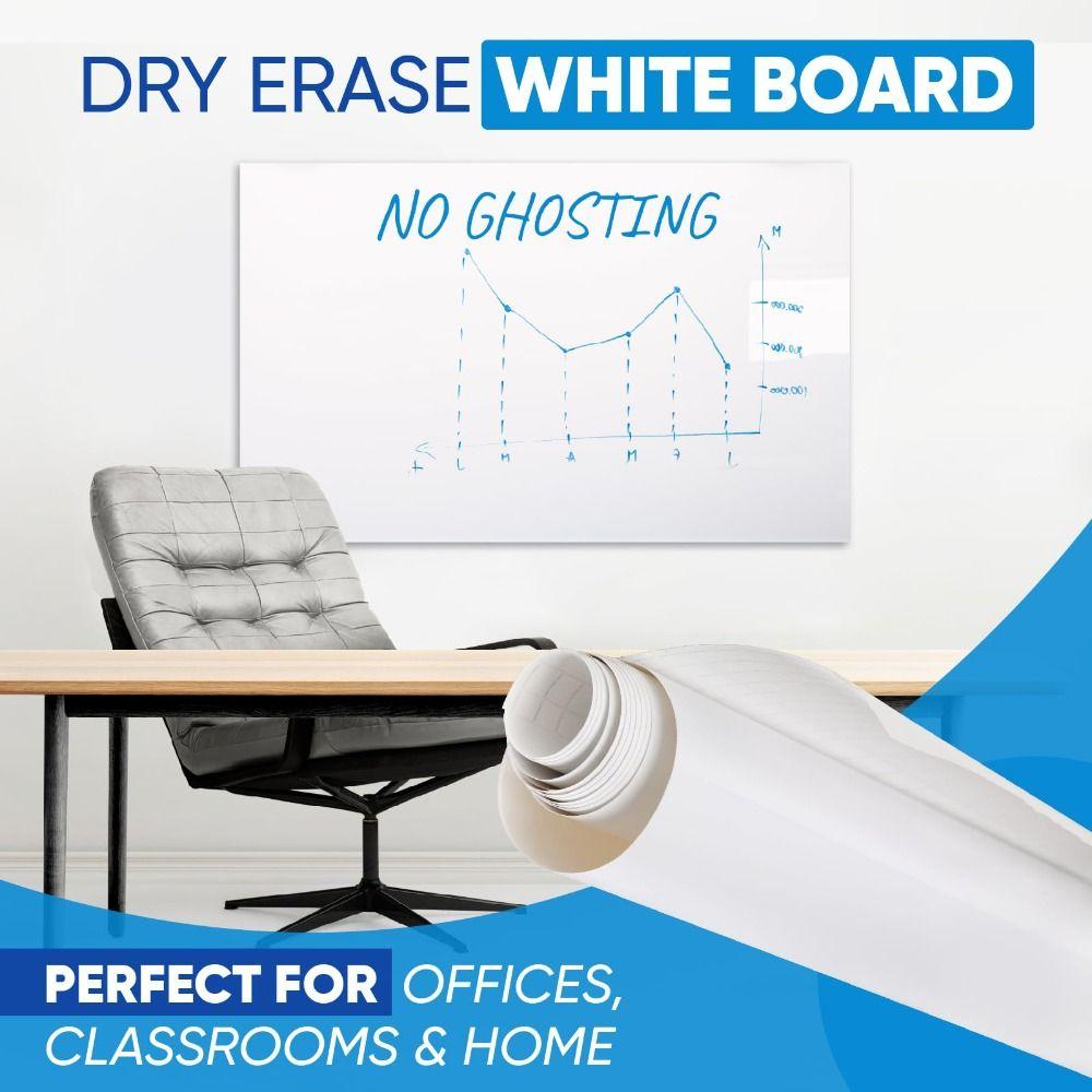 No-Glue Dry Erase Whiteboard PVC Writable Wall Sheet New Whiteboard Wall Sticker Kids Drawing