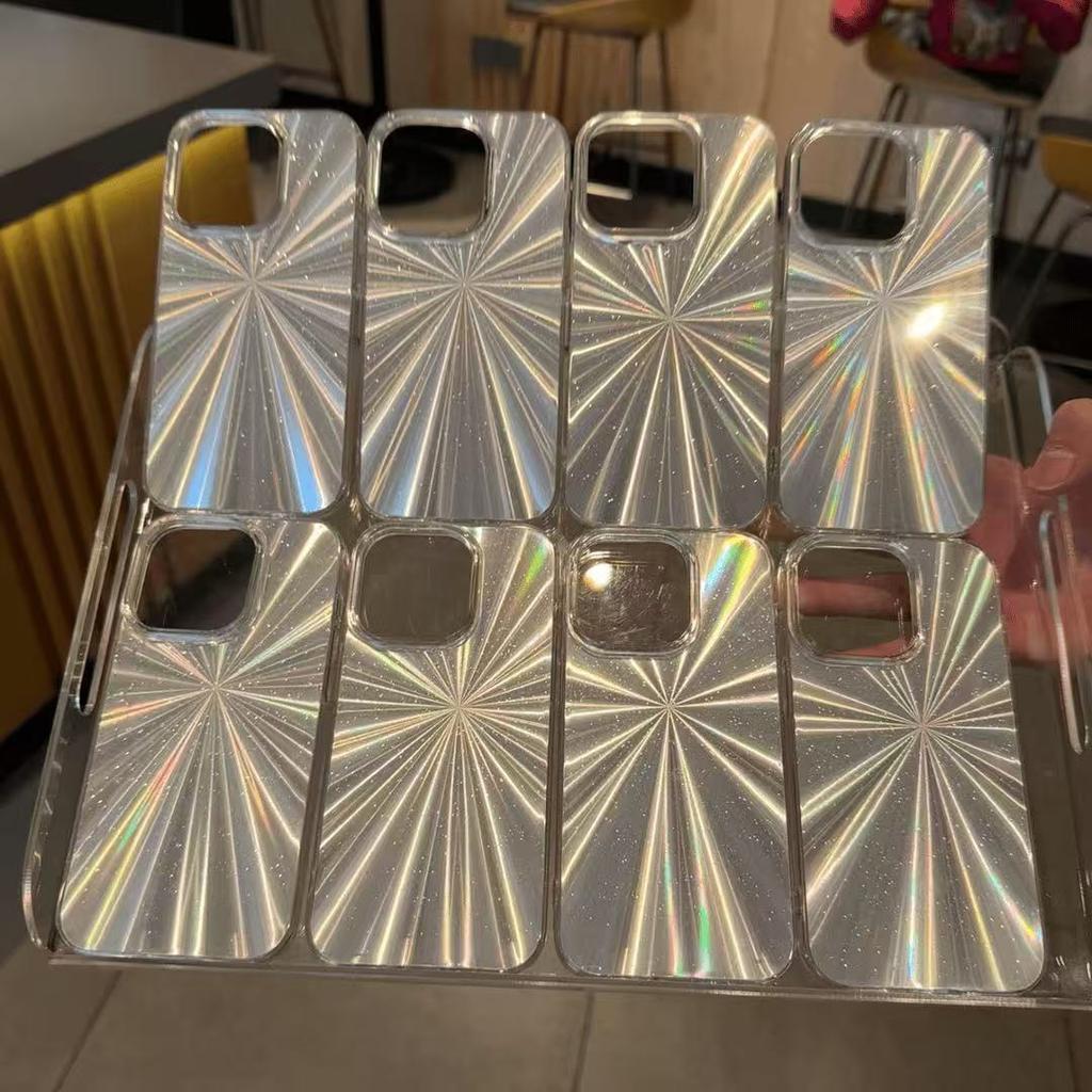 Для iPhone 16 15 Pro Max Роскошный Цветной Узор Мягкая Рамка Чехол для Телефона Для iPhone 11 12 13 14 Plus Блестящий Защитный Чехол для Объектива