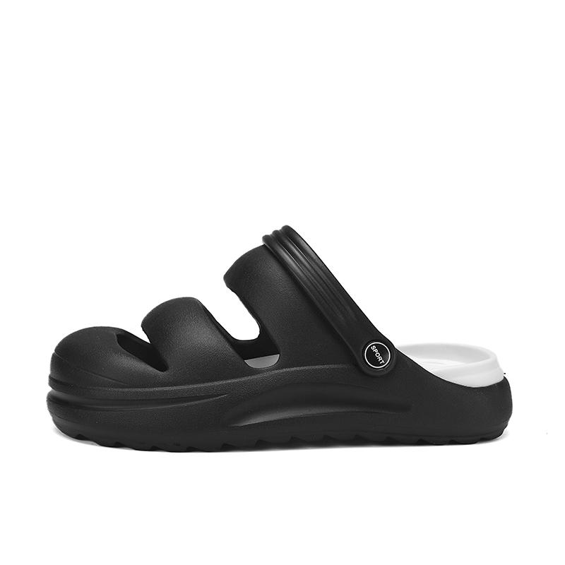 Модные модные универсальные парные пляжные туфли модные индивидуальные тапочки для мужчин и женщин мягкие мужские сандалии два способа ношения