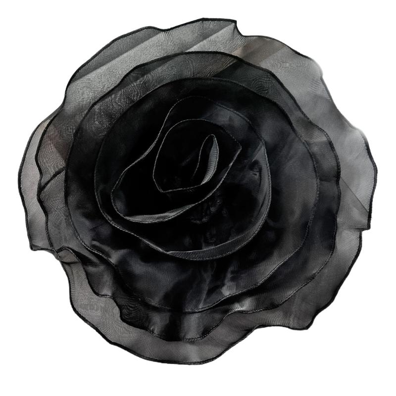 3D Fabric Flower Appliques Handmade Dress Crafting Traditional Costume Garment Dance Costume Sewing Patches