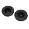 1 Pair Headset Ear Pads PU Leather Soft Sponge Thick Flexible Smoothing Ear Cushions for Headset Repair Replacement