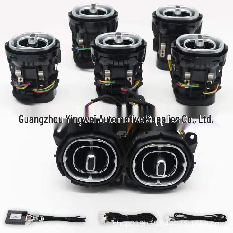 Compatible Turbine Air Outlet Ambient Light for Mercedes-Benz C-Class W206 Center Console Modification