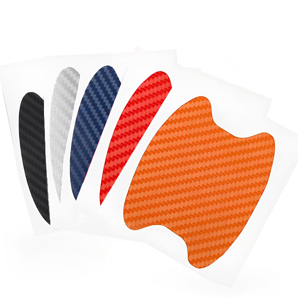 4 шт./компл. наклейка на дверь автомобиля устойчивая к царапинам крышка авто ручка защитная пленка внешний аксессуар